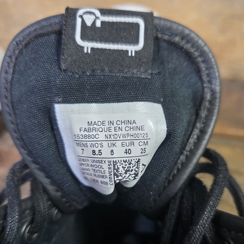 Converse Jack Purcell Signature X Woolrich Wool Classic High-Top Sneakers. 8.5 - Picture 11 of 11